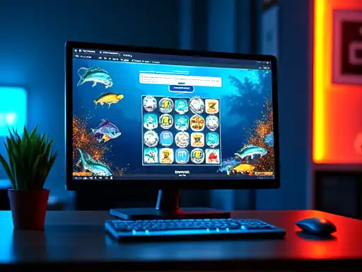 Big Bass Splash pokie artwork at LevelUp Casino
